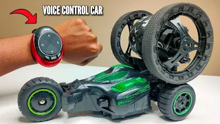 RC Unique Fastest Launch Car Vs RC Voice Command Car Unboxing  & Fight - Chatpat toy tv