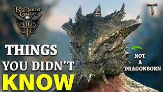 Baldur's Gate 3 Lore: Dragonborn - Amazing Things You Didn't Know!