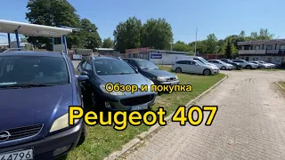 Peugeot 407 покупка и обзор