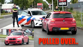 Tuner Cars Leaving Carmeet LOUD - BMW BUSTED By Police For Drifting!