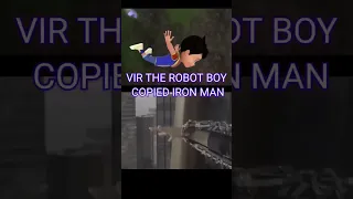 Vir the Robot Boy copied Iron Man || #virtherobotboy #ironman #marvel #avengers #shorts #samefire