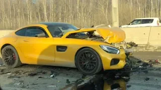 Краш-тест Mercedes-AMG GT vs Daewoo Nexia