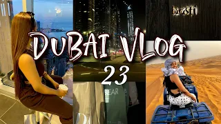 DUBAI VLOG 2023 | LUXURY LIFESTYLE | BURJ KHALIFA | DUBAI  MARINA |