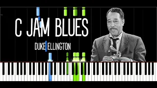 C Jam Blues - Duke Ellington / Synthesia Piano Tutorial