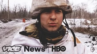 Civilians Fleeing East Ukraine Town of Avdiivka As Fighting Escalates (HBO)