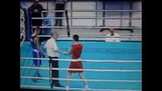 Ishchenko (UKR) - Lekunovich (BLR). Day 3. Junior Boxing WCH-2013. Kiev