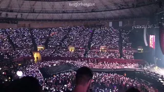 180916 BTS - ARMY Singing to Fake Love - LY Tour in Fort Worth