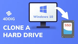 2023 HOW TO CLONE A HARD DRIVE - CLONING WINDOWS 10 TO SSD WITH 4DDIG PARTITION MANAGER