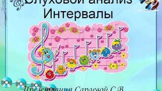 Сольфеджио. Слуховой анализ. Интервалы