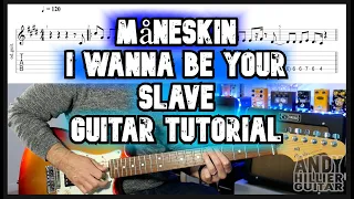 Måneskin - I WANNA BE YOUR SLAVE Guitar Tutorial