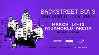 BACKSTREET BOYS DNA WORLD TOUR 2023 IN HONG KONG