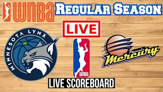 LIVE: MINNESOTA LYNX vs PHOENIX MERCURY | WNBA | SCOREBOARD | PLAY BY PLAY