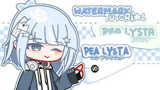 ∩⁠` Simple Watermark Tutorial On IbisPaint ˖ || Gacha Tutorial 🍙