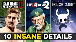 13 INSANE Details in Video Games (RDR2, L4D2 & More)