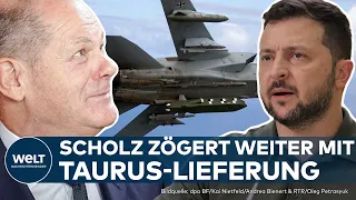 TAURUS-LIEFERUNG AN UKRAINE: Ampel erhöht Druck auf Kanzler Scholz – Wartet er nur auf die USA?