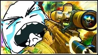 Most AMAZING Spawn Trap Rage 1v1! (Call of Duty Black Ops 2)