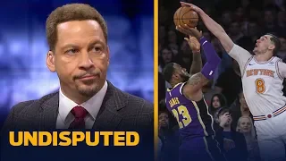 Chris Broussard reacts to LeBron's potential game-winner being blocked vs Knicks | NBA | UNDISPUTED