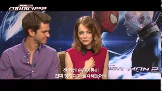 Andrew Garfield, Emma Stone and Jamie Foxx Interview 2014