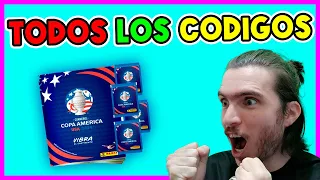 TODOS LOS CÓDIGOS PROMOCIONALES PARA EL ALBUM VIRTUAL PANINI COPA AMERICA 2024