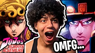 JoJo's HATER Reacts to All JOJO'S BIZARRE ADVENTURE Openings 1-11