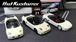 Tomica History Selection Honda NSX-R Comparison Vs Premium Type R