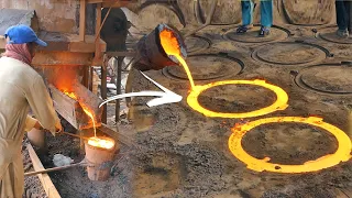 What It Takes to Cast a Metal Part in a Casting Factory | visiting cast iron foundry casting metal |