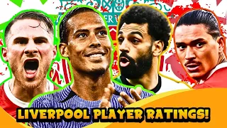 LIVERPOOL PLAYER RATINGS 23/24! MACALLISTER OR VVD POTS? SALAH RATING! NUNEZ & DIAZ!