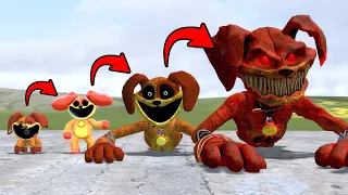 EVOLUTION OF DOGDAY BOSSES IN POPPY PLAYTIME CHAPTER 3!! Garry's Mod