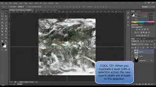 Photoshop -  создание планеты