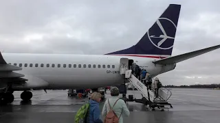 Trip report# Warsaw (EPWA) - Frankfurt (EDDF) Boeing737-800 LOT