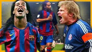 El día que Ronaldinho DESTROZÓ a Oliver Kahn 2 VECES | HISTORIA