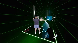 Beat Saber ★ Marshmello - Alone [Expert] ★ Mixed Reality