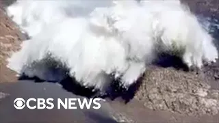 Video shows terrifying moment hikers get caught in Kyrgyzstan avalanche