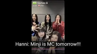 (ENG SUB) NewJeans Phoning Live 23.01.19 - The night before MC Minji