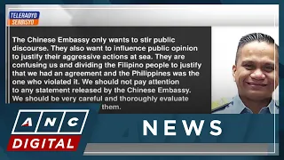 PH Coast Guard: China's 'new model' claims only meant to divide Filipino people | ANC