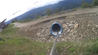 Revelstoke BC riding The Pipe