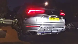 2018 Lamborghini Urus startup + exhaust sound