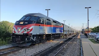 Metra MP36 426 west at National St. in Elgin, Illinois on September 7, 2022