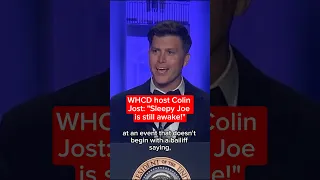 ‘Sleepy Joe is still awake’ jokes White House Correspondents’ Dinner host Colin Jost