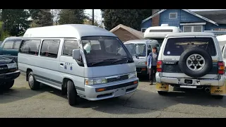 1992 Nissan Caravan GL-Long TD27 diesel MT5 пробег 38000км!!! продали в орегон