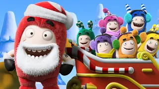 Santa Swap | Oddbods CHRISTMAS TIME! | Cute Cartoons for Kids | Oddbods Food