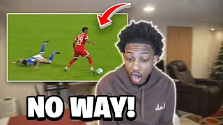 AMERICAN REACTS TO THESE FOOTBALL SKILLS SHOULD BE ILLEGAL!