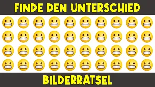 Unglaublich schwer - Finde den Fehler Rätselspiele (Emoji) - Nr. 1