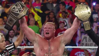 Brock Lesnar Every WWE Title Defense #wwe #brocklesnar