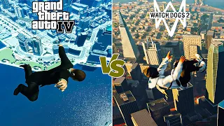 GTA 4 vs Watch Dogs 2 -  Ultimate Physics Comparison