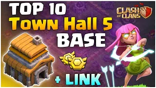 BEST ULTIMATE TH5 HYBRID/TROPHY/BASE 2022 | COC TOWN HALL 5 (TH5) WAR BASE DESIGN - Clash Of Clans