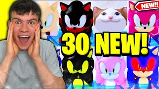How To Get ALL *30* NEW SONIC MORPHS In Roblox Find The Sonic Morphs! (100)
