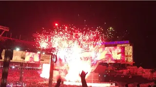 WWE edge WrestleMania 37 entrance video with pyro #edge viral video