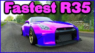 Fastest R35 GTR Drag Tune (How to tune the Nissan R35 GTR  Black Edition for drag racing) FH4