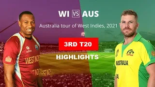 Cricket 3rd CG Insurance T20I | West Indies vs Australia 3rd T20I Full Highlights #T20Series